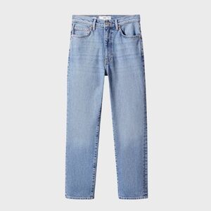 Mango Claudia Slim-Fit Cropped Jeans